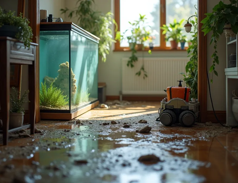 Aquarium Leak Water Removal in Margate, FL
